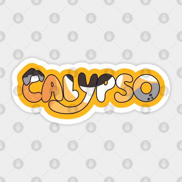 the teacher Calypso Dogs Sticker by KOMIKRUKII